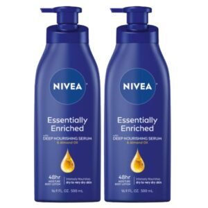 2-Pack NIVEA Essentially Enriched Body Lotion – Price Drop + Clip Coupon – $7.99 (was $11.61)