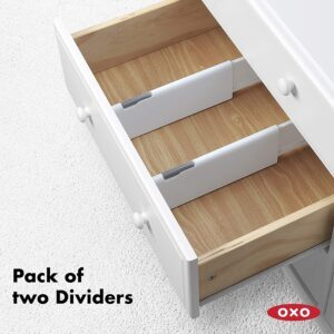 2-Pack OXO Good Grips Expandable Dresser Drawer Divider – Price Drop – $17.24 (was $22.95)