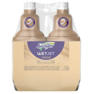 2-Pack Swiffer Wetjet Wood Floor Cleaner Solution Refill – $8.11 – Clip Coupon – (was $11.54)