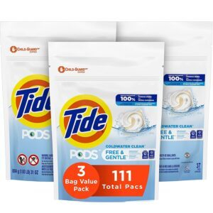 3-Pack Tide PODS Free and Gentle Laundry Detergent Soap Pods – Price Drop – $19.10 (was $27.79)
