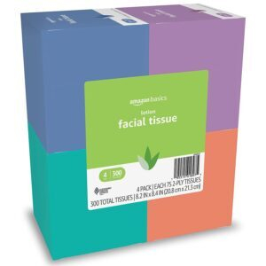 4 Cube Boxes Amazon Basics Facial Tissue with Lotion – Price Drop – $5.11 (was $8.69)