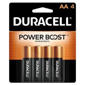 4-Count Duracell Coppertop AA Batteries – Price Drop – $2.70 (was $5.34)