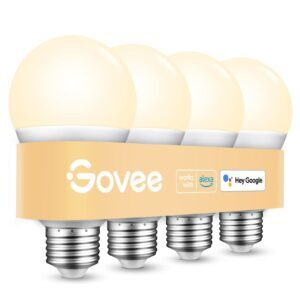4-Pack Govee Dimmable Smart LED Light Bulbs – Price Drop + Clip Coupon – $18.04 (was $32.99)