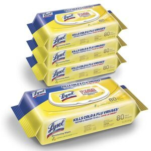 4-Pack Lysol Disinfectant Handi-Pack Wipes – Price Drop – $12.80 (was $25.12)