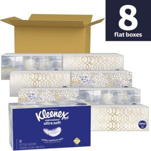 8-Pack Kleenex Expressions Ultra Soft Facial Tissues – Price Drop – $12.65 (was $15.45)