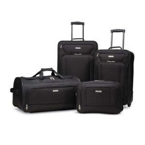 American Tourister Fieldbrook XLT 4-Piece Softside Upright Luggage Set – Price Drop – $119.99 (was $189.99)