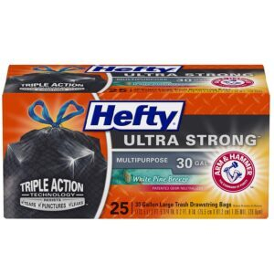 Hefty Ultra Strong Multipurpose Large Trash Bags – $5.96 – Clip Coupon – (was $8.52)