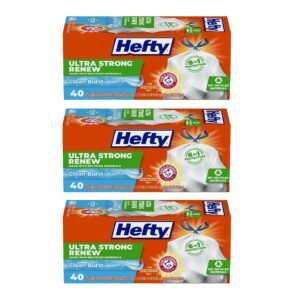 Hefty Ultra Strong Renew Tall Kitchen Trash Bags – Add 3 to Cart – Price Drop at Checkout – $17.81 (was $27.81)