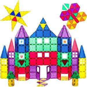 Playmags 100-Piece Magnetic Tiles Building Blocks Set – Price Drop + Coupon Code WVLYFSBU  – $36.46 (was $54.99)
