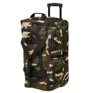 Rockland Camouflage Rolling Duffel Bag – Price Drop – $39.34 (was $89.99)