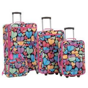 Rockland Jungle 4-Piece Softside Upright Luggage Set – Price Drop – $75 (was $99)
