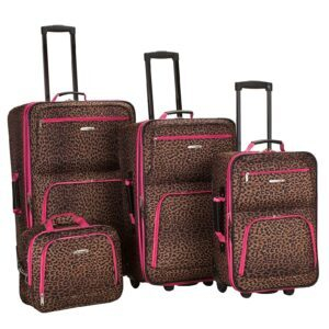 Rockland Jungle Softside Upright Luggage Set – Price Drop – $77.39 (was $114.12)