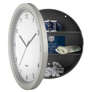 Trademark Analog Clock with Hidden Wall Safe – Price Drop – $11.49 (was $14)
