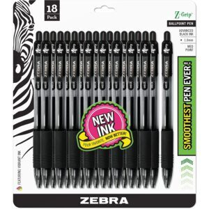 18-Count Zebra Pen Z-Grip Retractable Ballpoint Pens – Price Drop – $6.07 (was $11.53)