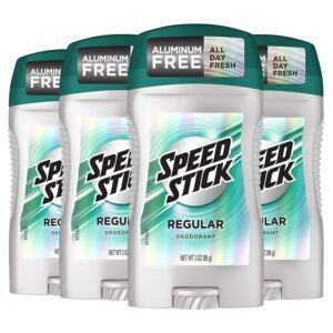 4-Pack Speed Stick Men’s Deodorant – Price Drop + Clip Coupon – $5.68 (was $9.98)