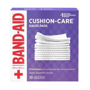 60-Count Band-Aid First Aid Large Gauze Pads – Price Drop – $13.11 (was $22.97)