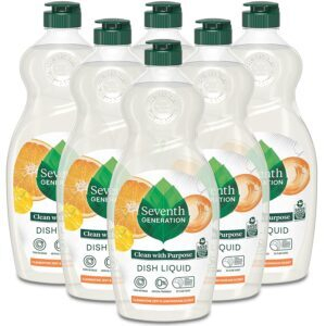 6-Pack Seventh Generation Dish Liquid Soap – Price Drop + Clip Coupon – $14.64 (was $20.81)