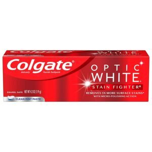 Colgate Optic White Stain Fighter Whitening Toothpaste – $2.32 – Clip Coupon – (was 3.48)