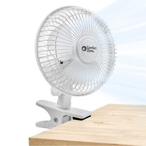 Comfort Zone CZ6C 6-inch 2-Speed Desk Fan with Clip – Price Drop – $8.70 (was $13.98)