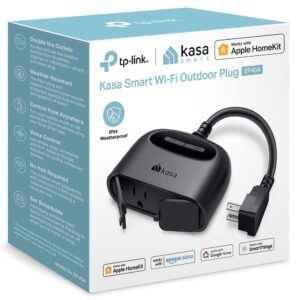 Kasa Apple HomeKit Outdoor Smart Plug – $20.99 – Clip Coupon – (was $26.99)
