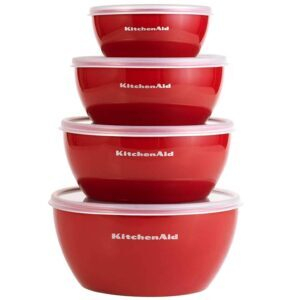 KitchenAid Set of 4 Classic Prep Bowls with Lids – Price Drop – $8.27 (was $12.99)