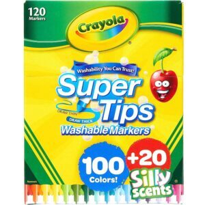 120-Count Crayola Super Tips Bulk Marker Set – Price Drop – $13.68 (was $19.48)