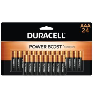24-Count Duracell Coppertop AAA Batteries with Power Boost Ingredients – Price Drop – $16.40 (was $21.59)