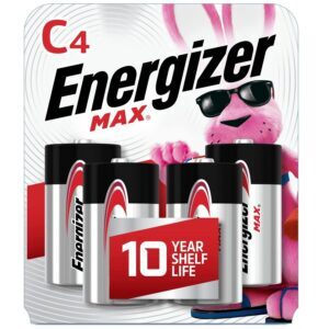 4-Count Energizer Max Alkaline C Batteries – Price Drop – $5 (was $8.48)