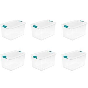 6-Pack Sterilite 64 Qt./61 L Latching Boxes – Price Drop – $44.98 (was $91.99)