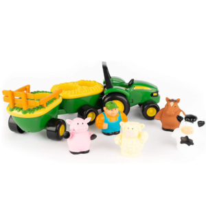 John Deere Animal Sounds Hayride Musical Tractor Toy with Farm Animals – Price Drop – $16.99 (was $26.99)