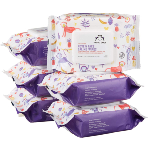 6-Pack Amazon Brand Mama Bear Saline Nose and Face Baby Wipes – Price Drop – $9.77 (was $15.09)