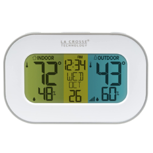 La Crosse Technology Wireless Temperature Station – Price Drop + Clip Coupon – $21.21 (was $29.95)