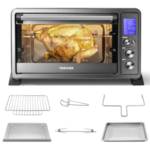TOSHIBA Large Countertop 6-Slice Convection Toaster Oven – Price Drop – $62.19 (was $99.99)