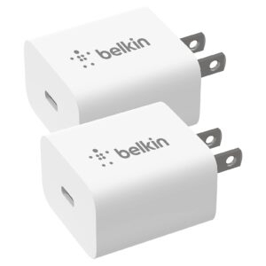 2-Pack Belkin USB Type C Fast Charger – Price Drop – $20.99 (was $29.99)