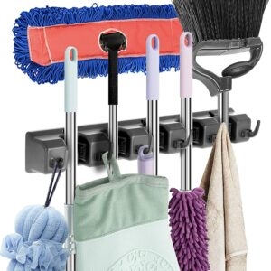 Alpine Mop And Broom Holder Wall Mount – Lightning Deal + Coupon Code JG5QJ4WO – $5.40 (was $17.95)