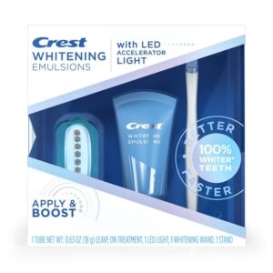 Crest Whitening Emulsions Leave-on Teeth Whitening Gel Kit – Price Drop – $22 (was $44.16)