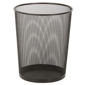 Honey-Can-Do Steel Mesh Powder-Coated Waste Basket – Price Drop – $7.99 (was $12.99)