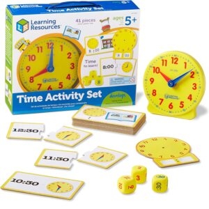 Learning Resources Time Activity Set – Price Drop – $10.37 (was $12.97)