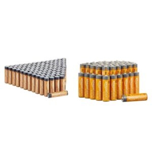 100-Pack AAA and 48-Pack AA Amazon Basics High-Performance Alkaline Batteries – Price Drop – $25.68 (was $30.33)