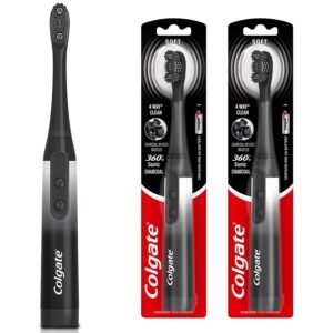 2-Pack Colgate 360 Charcoal Sonic Powered Battery Toothbrush – Price Drop – $9.96 (was $17.99)