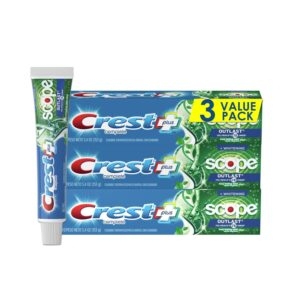 3-Pack Crest Complete Whitening + Scope Long Lasting Mint Toothpaste – $6.95 – Clip Coupon – (was $8.69)
