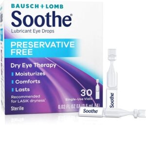Bausch and Lomb Soothe Lubricant Eye Drops – $6.58 – Clip Coupon – (was $10.58)