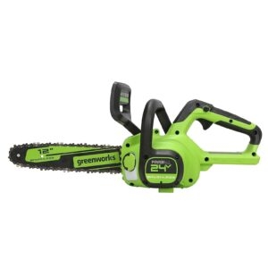 Greenworks 24V 12″ Brushless Cordless Compact Chainsaw – Price Drop – $48.30 (was $129.99)