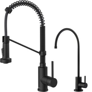 Kraus Bolden Commercial Style Pull-Down Purita Water Filter Faucet Combo – Price Drop – $149.95 (was $269.95)