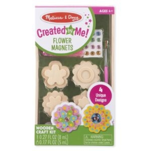 Melissa and Doug Created by Me! Flower Wooden Magnets Craft Kit  – Price Drop – $6.49 (was $9.99)