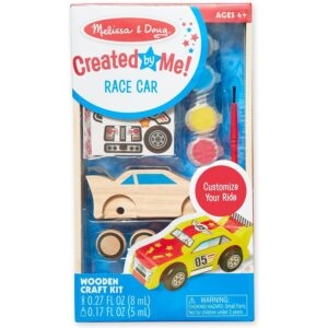 Melissa and Doug Created by Me! Race Car Wooden Craft Kit – Price Drop – $6.49 (was $9.69)