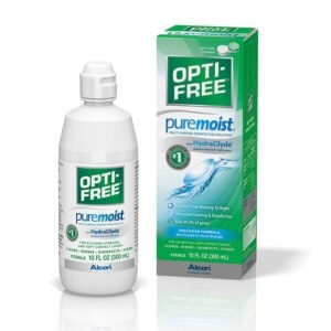 Opti-Free Puremoist Multi-Purpose Disinfecting Solution with Lens Case – Price Drop – $4.49 (was $9.26)