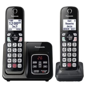 Panasonic Cordless Phone with Answering Machine – Price Drop – $49.99 (was $59.99)