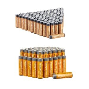 100-Pack Amazon Basics AAA High-Performance Alkaline Batteries – Price Drop – $24.79 (was $45.93)