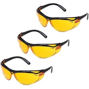 3-Pack Amazon Basics Blue Light Blocking Safety Glasses – Prime Exclusive – Price Drop – $9.74 (was $14.65)